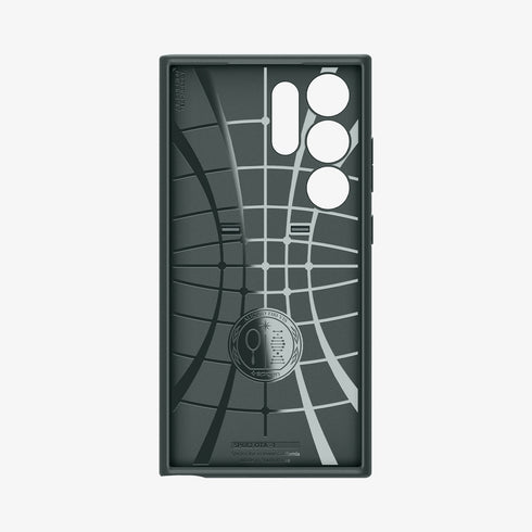 ACS07313 - Galaxy S24 Ultra Case Optik Armor in Black showing the back
